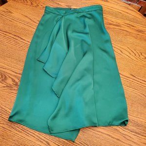 Skirt - Silky Emerald Green (ZARA) Medium